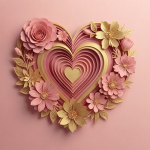 Paper Cut Hearts