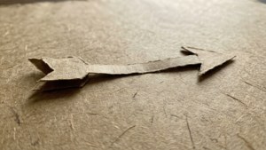 Paper Cutout Arrow