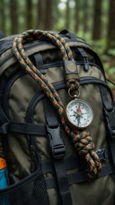 Paracord Compass Lanyard