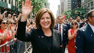Parade Wave to Crowd