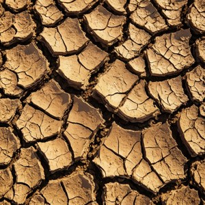Parched Earth Cracks