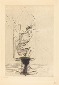 Parfois on trouve un vieux flacon qui se souvient, d'ou jaillit toute vive une ame qui revient (Sometimes one finds an old reminiscing flask, whence issues in full life a returning soul)