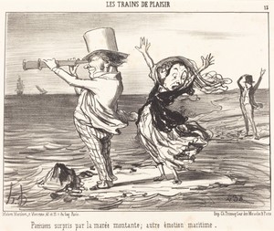 Parisiens surpris par la marée...