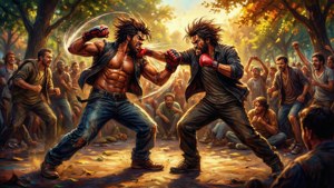 Park Rumble Action Scene