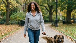 Park Walk with Dog
