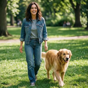 Park Walk with Dog