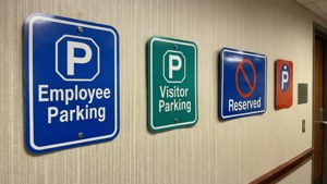 Parking Sign Row