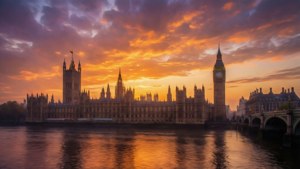 Parliament at Sunset