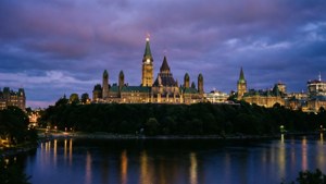 Parliament Hill Twilight Reflection