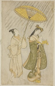 Parody of Komachi praying for rain