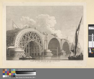 Part of the Bridge at Blackfriars