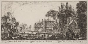 Parte dell'antica Via Appia fuori de Porta S. Sebastiano