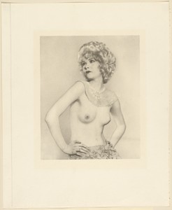 [Partially Nude Female with Hands on Hips]