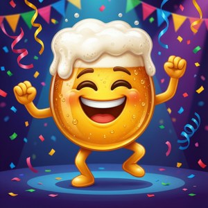Party Beer Emoji