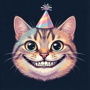Party Cat Grin