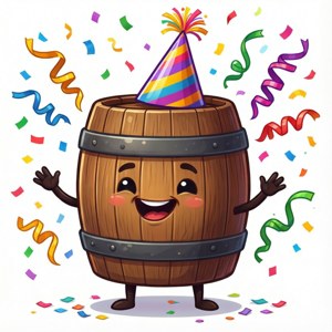 Party Keg Mascot