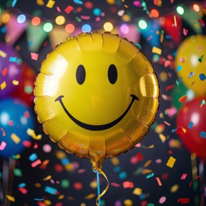Party Smiley Balloon