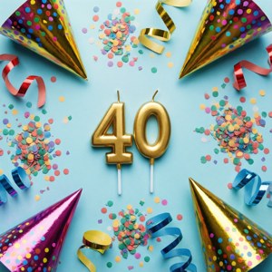 Party Supplies Flat Lay