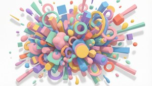 Pastel Abstract Explosion