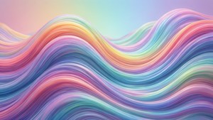 Pastel Abstract Wave