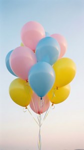 Pastel Balloon Bouquet