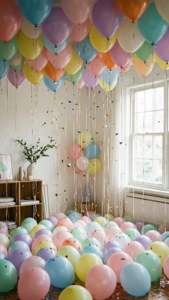 Pastel Balloon Room
