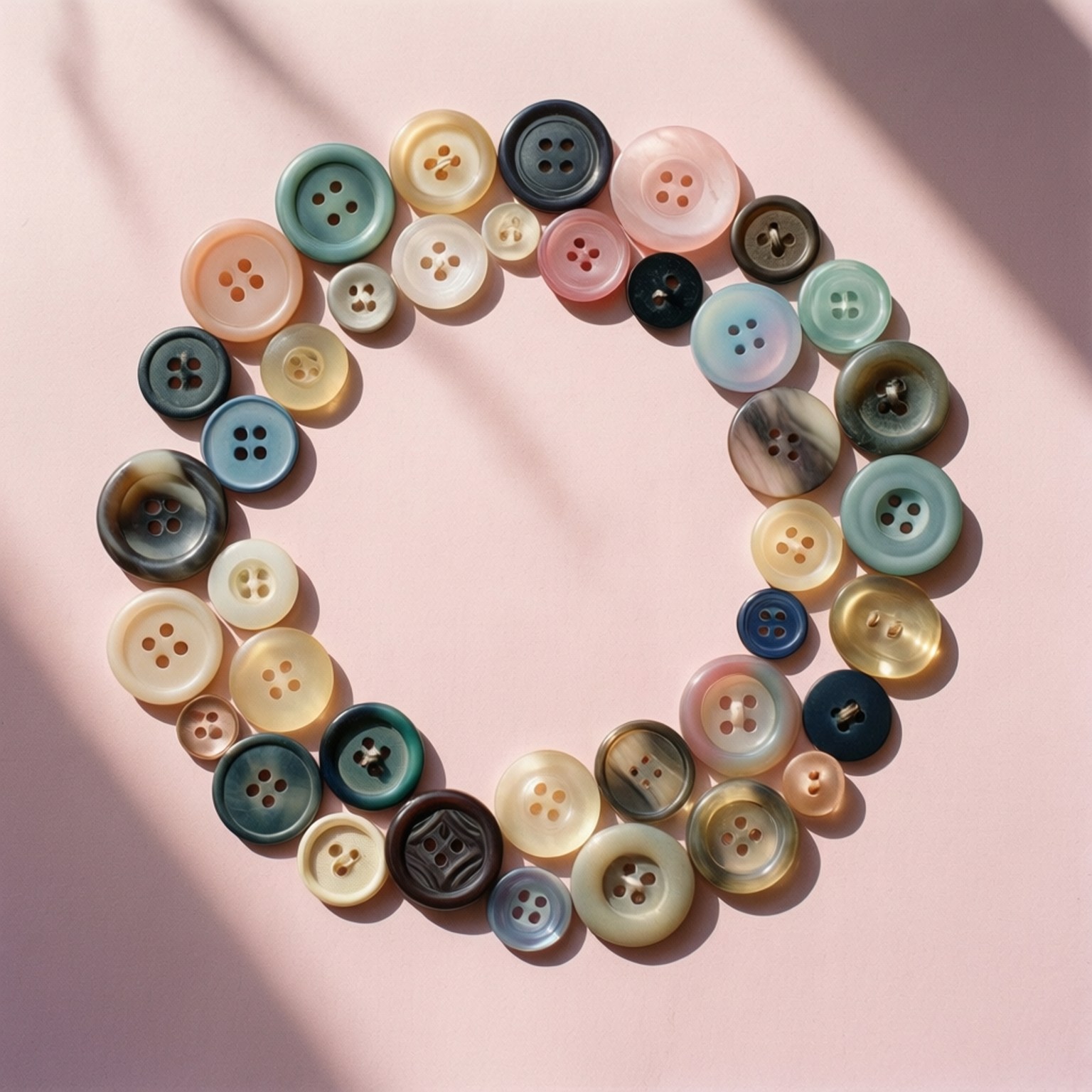 Pastel Buttons Circle by Wallpapers.art Studio