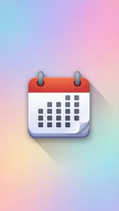 Pastel Calendar Emoji