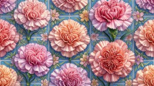 Pastel Carnation Pattern