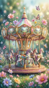 Pastel Carousel Dream