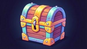 Pastel Cartoon Chest