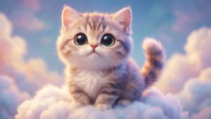 Pastel Chibi Cat