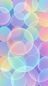 Pastel Circles Abstract