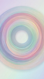Pastel Concentric Circles