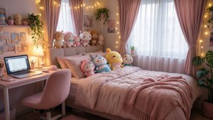 Pastel Cozy Room