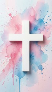 Pastel Cross Minimal