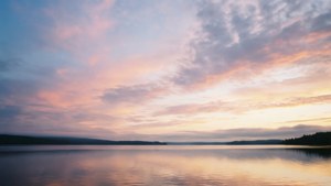 Pastel Dawn Lake