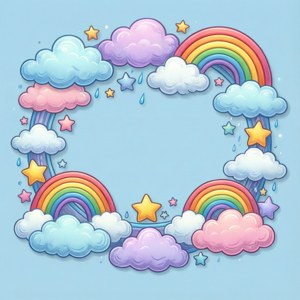 Pastel Dreamy Frame