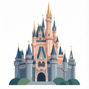 Pastel Flat Castle