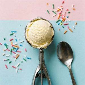 Pastel Flat Lay Ice Cream