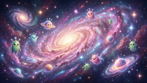 Pastel Galaxy Aliens