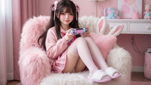 Pastel Gamer Girl