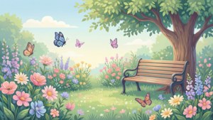 Pastel Garden Retreat