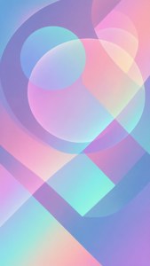 Pastel Geometric Abstraction