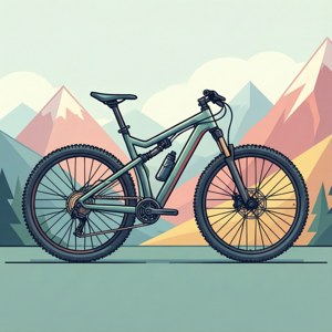 Pastel Geometric Bike