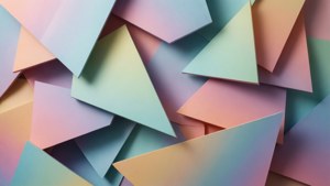 Pastel Geometric Collage