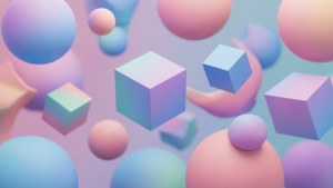 Pastel Geometric Float