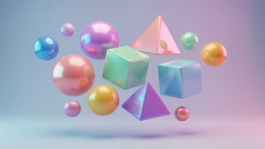 Pastel Geometric Floaters