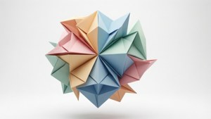 Pastel Geometric Folds