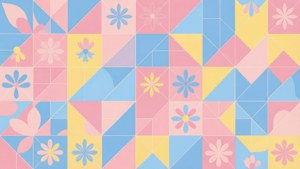Pastel Geometric May